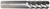 CGS Tool EF-5 Tornado Series Finishing End Mills 45002-ALTiN, close-up image of the high-performance cutting tool with a metallic finish.