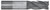 General Purpose CR143-7500.125-ALTiN, industrial cutting tool with a cylindrical shank and a spiraled cutting edge for precision machining.