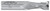 General Purpose CR123-7500.125, metal drill bit with a sharp, twisted tip for precision drilling.