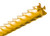 CGS Tool EF-5 Tornado Series Finishing End Mills 45027-TiN, gold-colored, precision cutting tool with spiral flutes for machining applications.