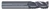 CGS Tool Beast Series Roughing End Mills CR1330-ALTiN, close-up of a high-performance industrial milling cutter with a sleek metallic finish and helical cutting edges for precise metalworking.