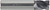 Hi-Velocity HV Series HV243-5000 Drill Bit, close-up view of the high-performance cutting tool with a sharp, spiral flute design.