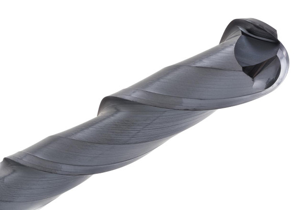 General Purpose 822-2500-ALTiN, industrial drill bit with a shiny, metallic surface and twisted design for enhanced cutting performance.