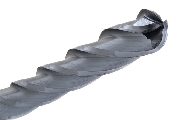 4 flute solid carbide ball end mills are ideal for rough and finish milling in a large range of materials. These end mills can be used in slotting, profile, plunge and side wall milling. Designed with an industry standard 30° degree helix and precision cutting edges these end mills will perform above the competition.