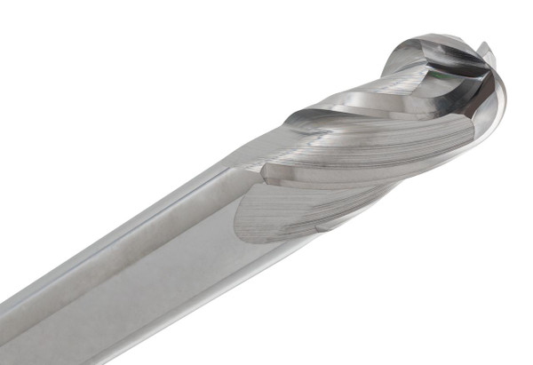 General Purpose 242-3125, metal cutting tool with a polished, curved, and beveled edge for machining applications.