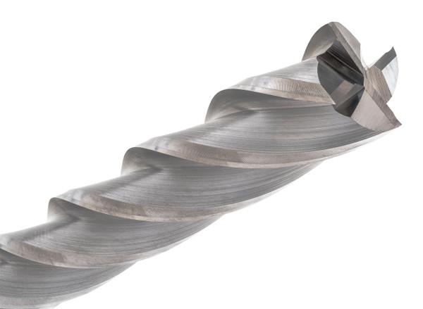 General Purpose 840-1002, a close-up image of a metallic drill bit with a twisted design.
