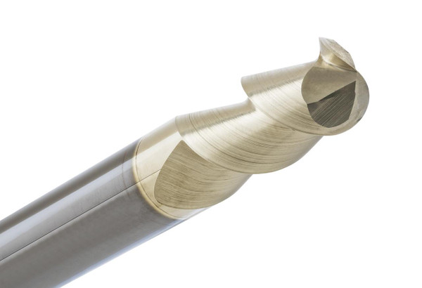 Ferocious 2000 Series BN2066-S, industrial metal drill bit with a spiral flute design and sharp cutting edge.