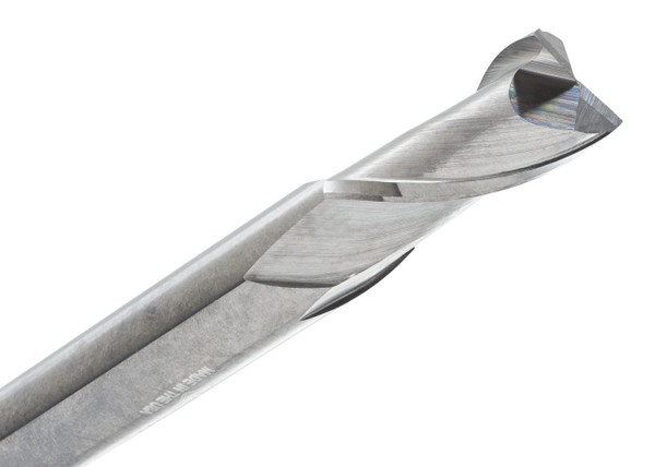 General Purpose 420-7500, close-up image of a metallic drill bit with a twisted design for industrial drilling and machining.