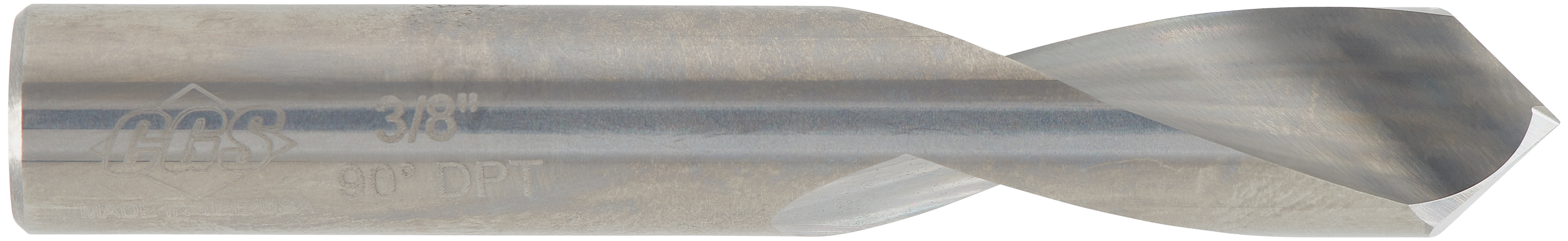 90° Carbide Spot Drill AlTiN Coated 0.0100? Drill Diameter נ0.0300? Flute Length Carbide 2 Flutes 90° Carbide Spot Drill AlTiN Coated 0.0100? Drill Diameter נ0.0300? Flute Length Carbide 2 Flutes