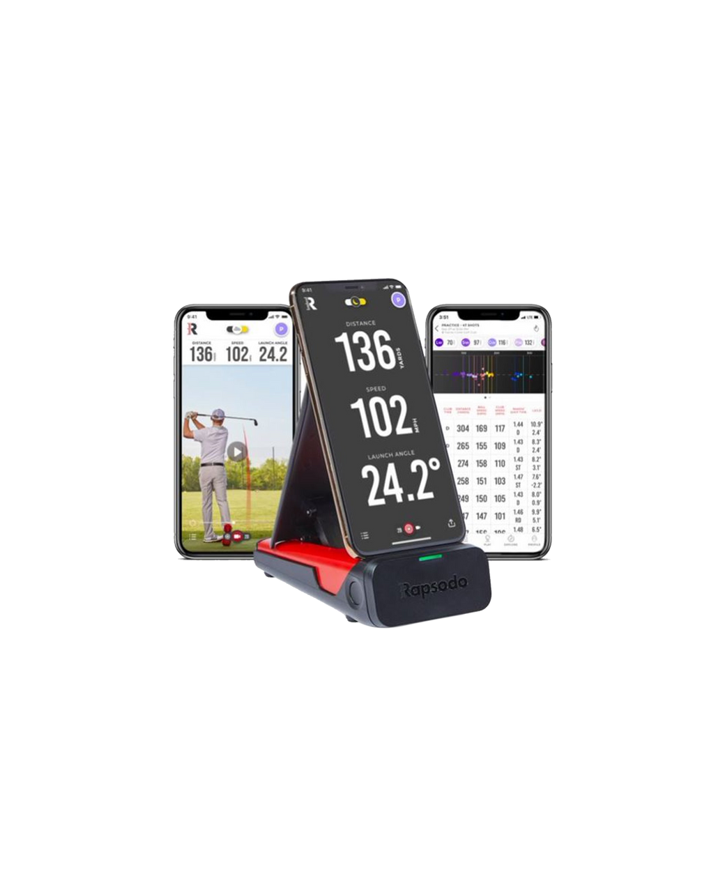 Rapsodo Mobile Launch Monitor Swing Trainers Analyzers - Golf