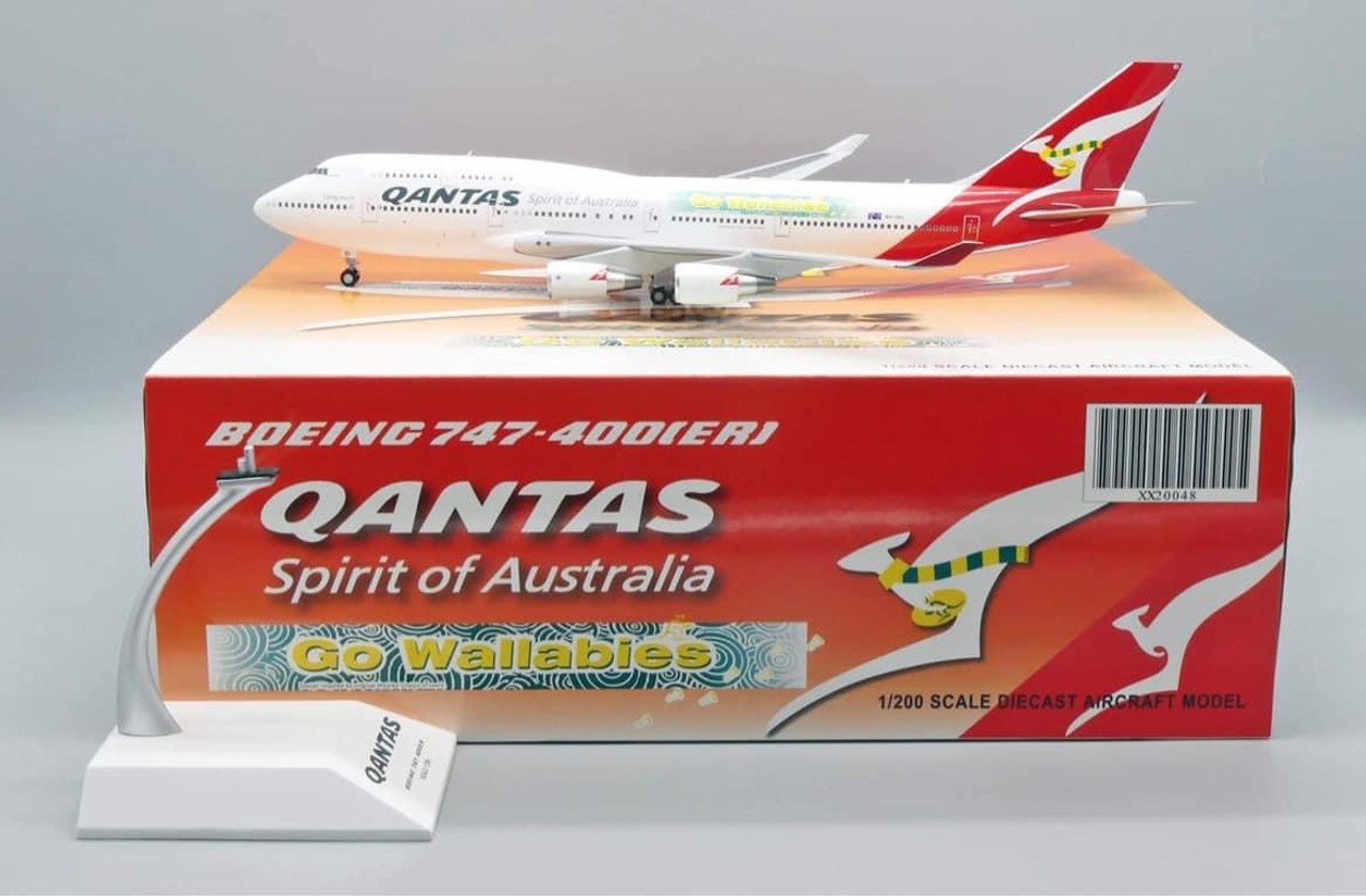 【新品本物保証】カンタス航空 747-400 VH-OEI 1/200 航空機・ヘリコプター