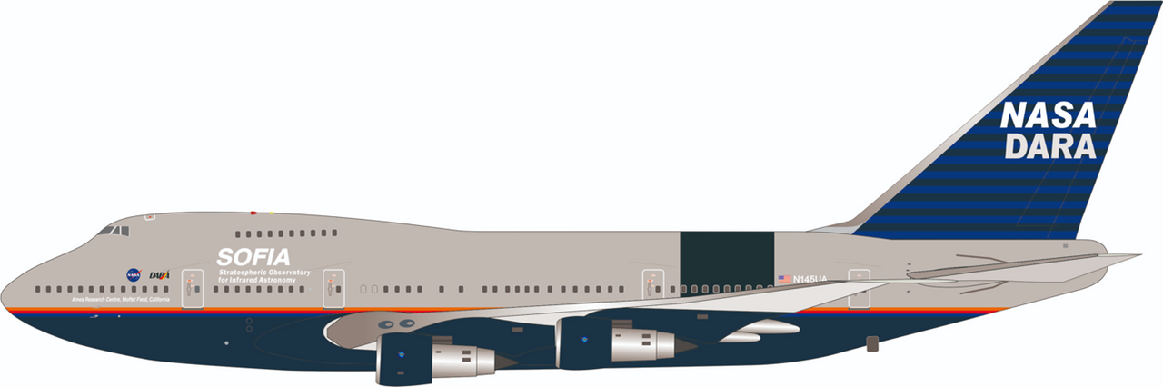 SOFIA 747SP N145UA IF747SPSOFIA01 1:200