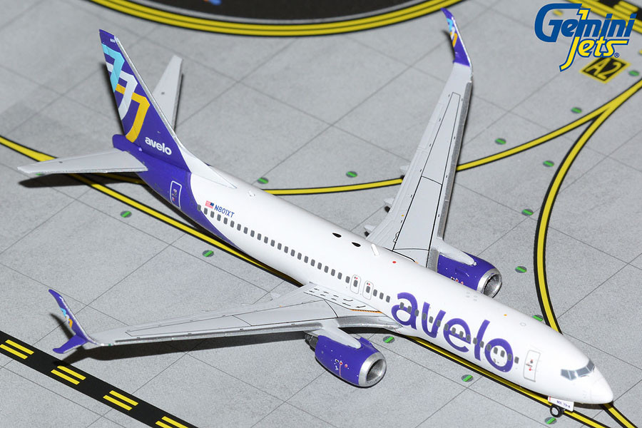 Avelo Airlines B737-800S N801XT GJVXP2057 1:400