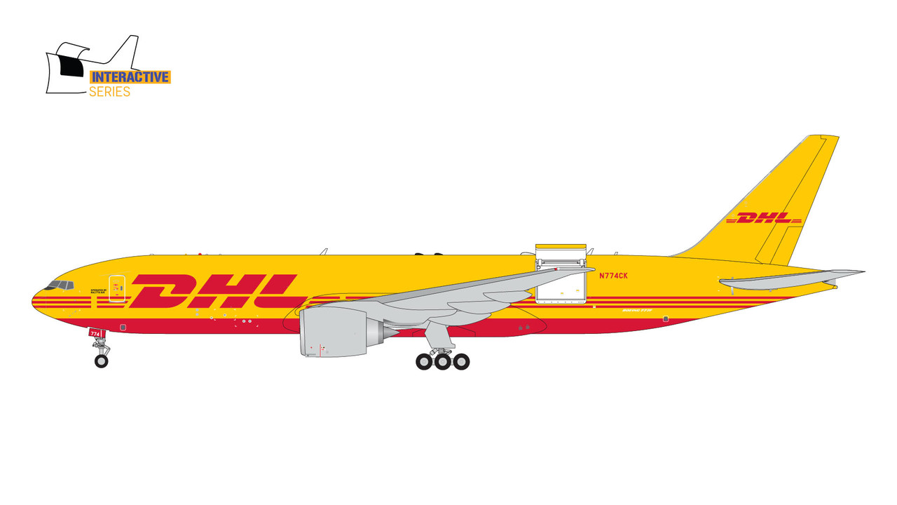 DHL/Kalitta Air B777-200LRF N774CK GJDHL2143 1:400