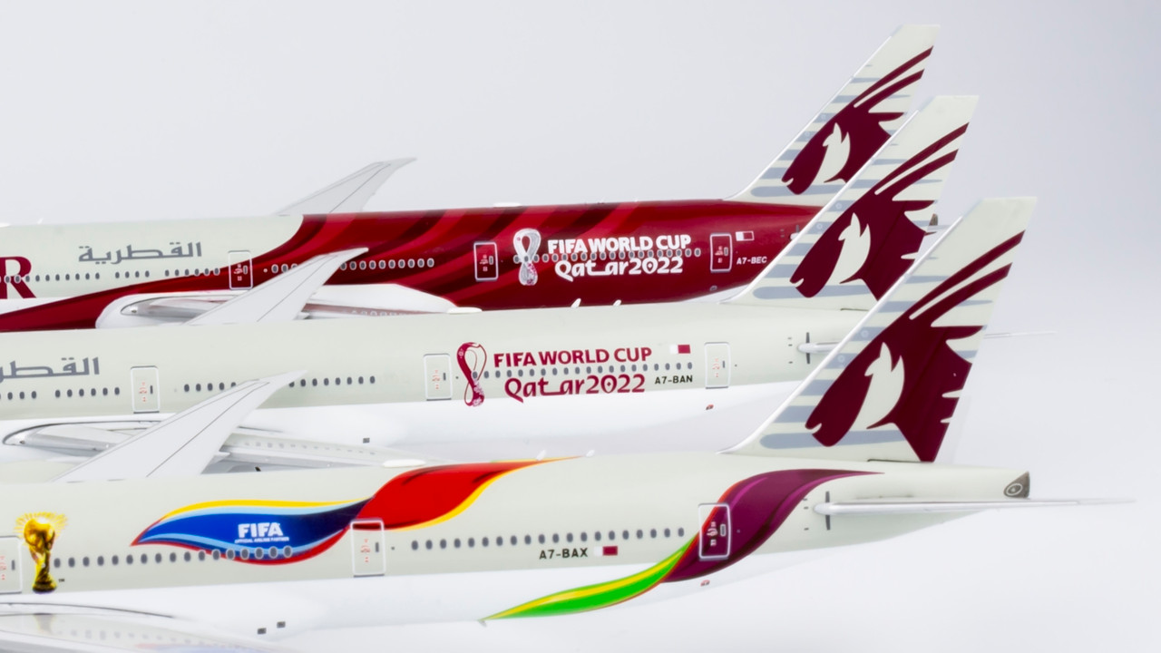 カタール航空 777-300ER　FIFAワールドカップ2022 NG Models Qatar Airways 777-300ER FIFA World Cup Qatar 2022