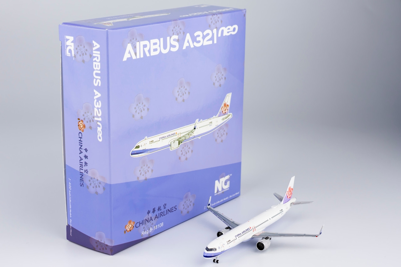 NG Models China Airlines A321neo B-18108 13048 1:400