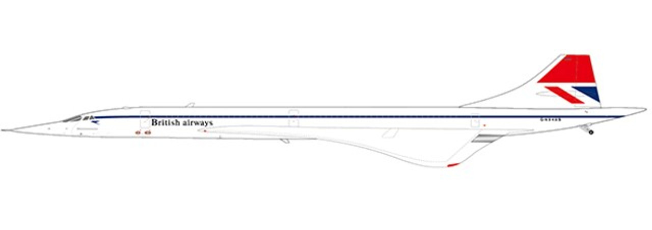 British Airways Concorde G-N94AB EW2COR002 1:200