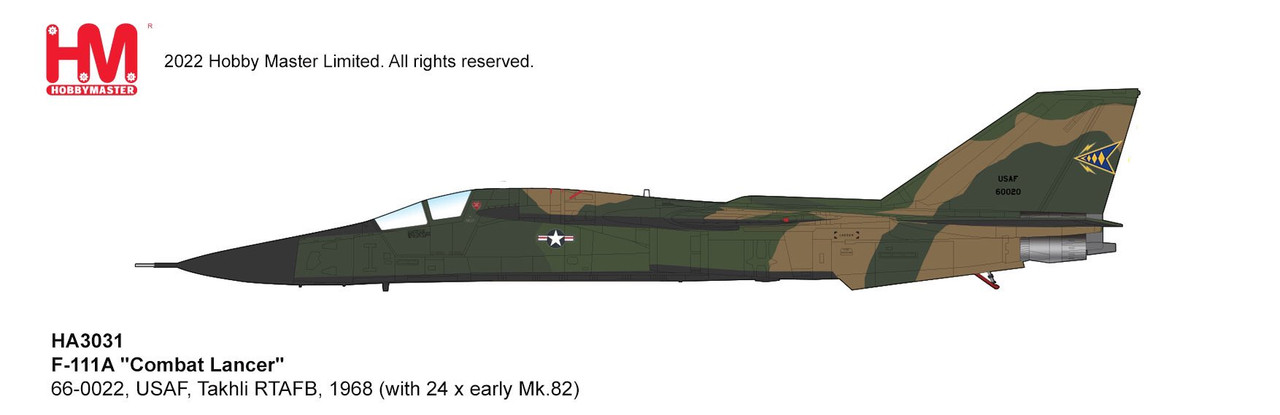 F-111A Aardvark 1/72 HA3031W