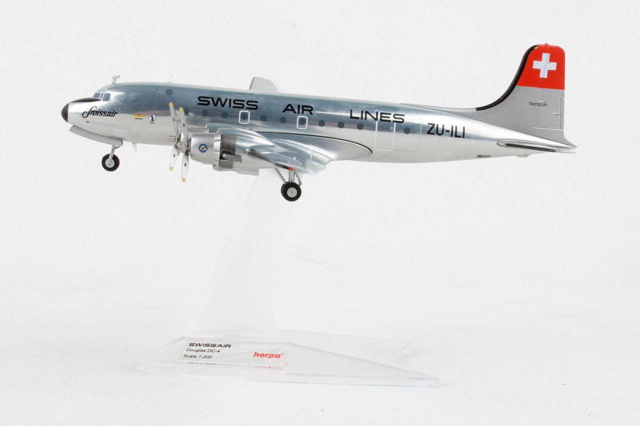 HERPA SWISSAIR DC-4 HE572491 1:200