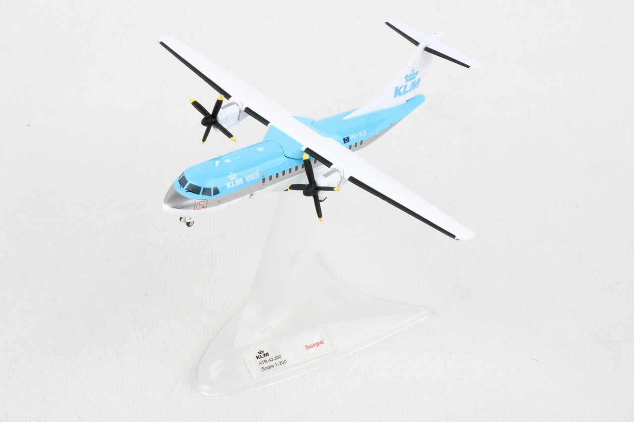 HERPA KLM EXCEL ATR-42-300 HE571654 1:200
