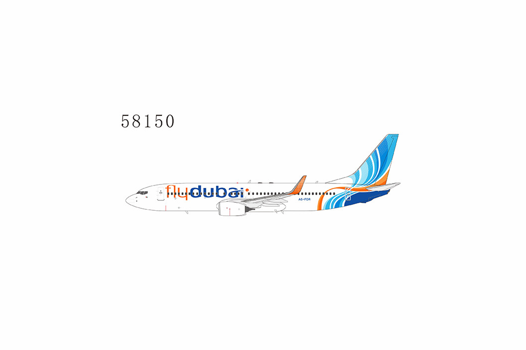 flydubai 737-800/w A6-FDR 58150 1:400