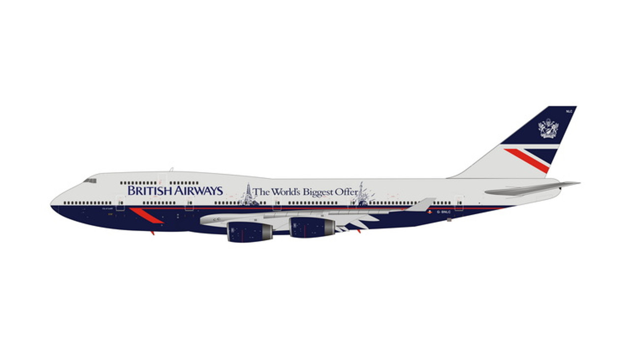 British Airways B747-400 G-BNLC PH4BAW2382 1:400