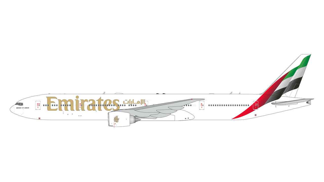 Gemini200 Emirates B777-300ER new livery A6-ENV G2UAE1250 1:200