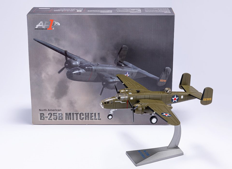 Air Force 1 B-25 Mitchell Die Cast Model Whirling Dervish AF1