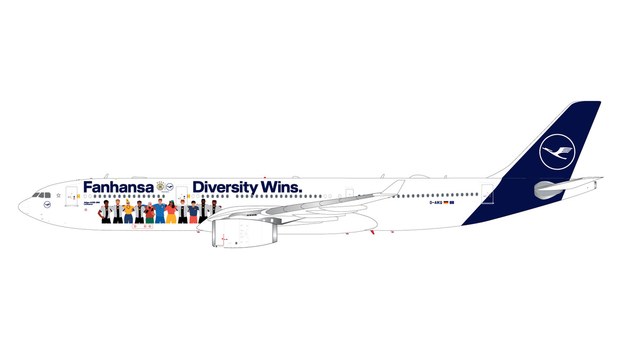 Lufthansa A330-300 G2DLH1221 1:200