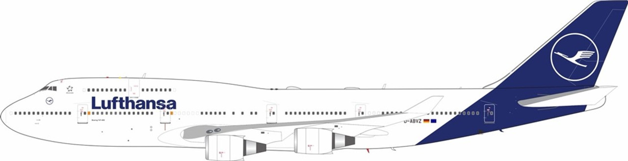 Lufthansa 747-430 D-ABVZ Limited JF-747-4-063 1:200
