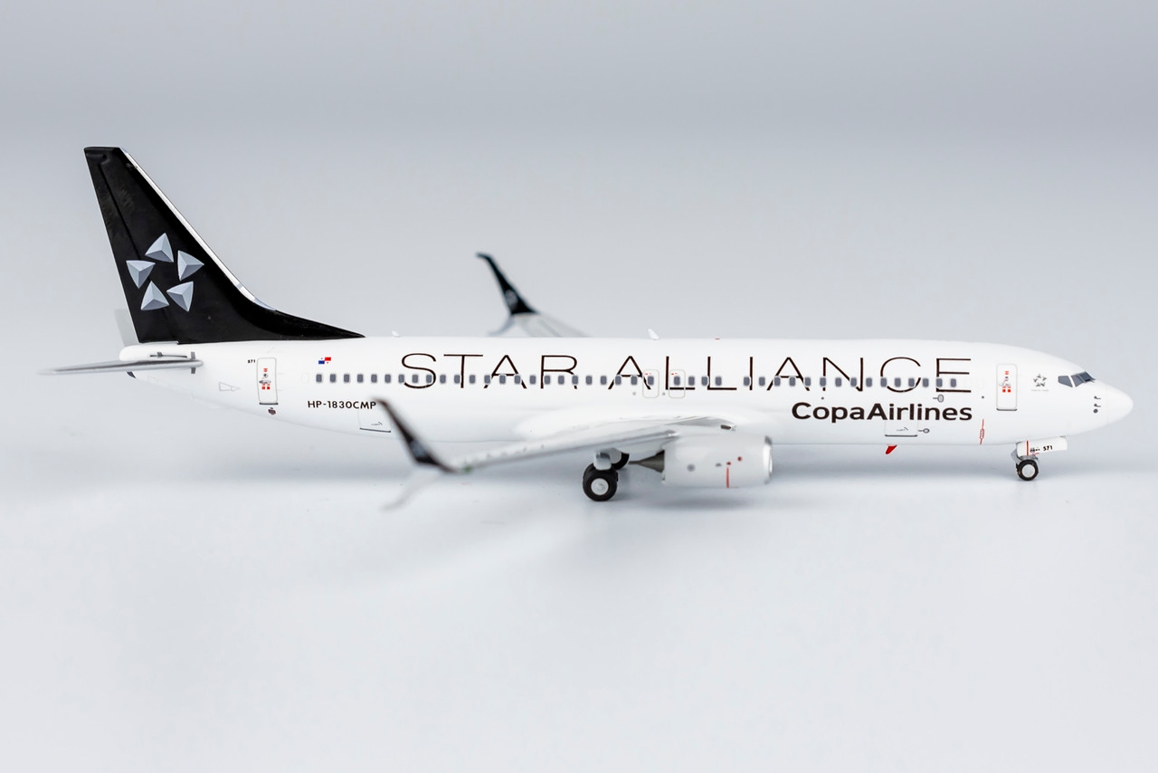 Copa Airlines star alliance 737-800/w HP-1830CMP 58143 1:400