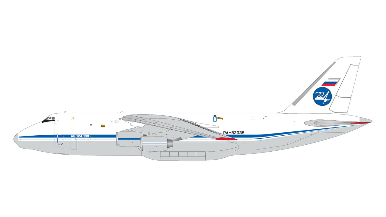 Gemini200 Russian Federation Air Force An-124 RA-82035 **NEW MOULD
