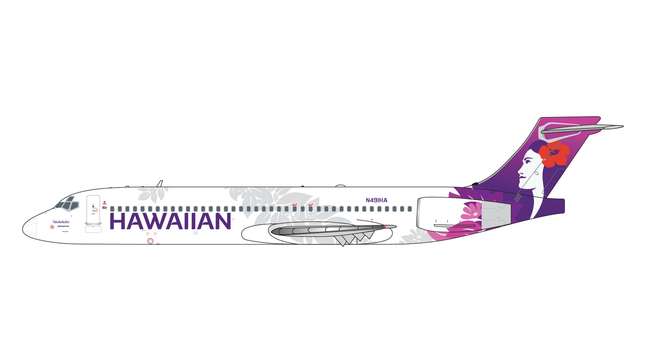 Hawaiian Airlines B717-200 N491HA GJHAL2183 1:400