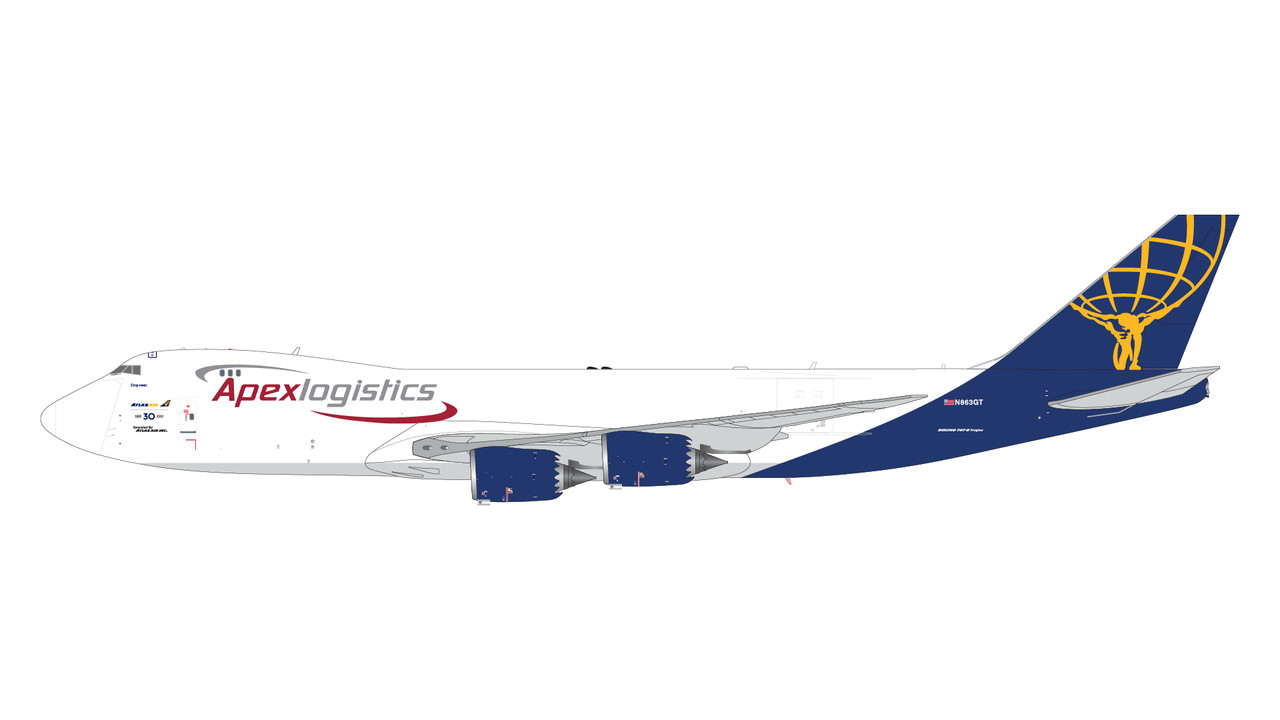 Atlas Air Worldwide/Apex Logistics B747-8F N863GT “Empower