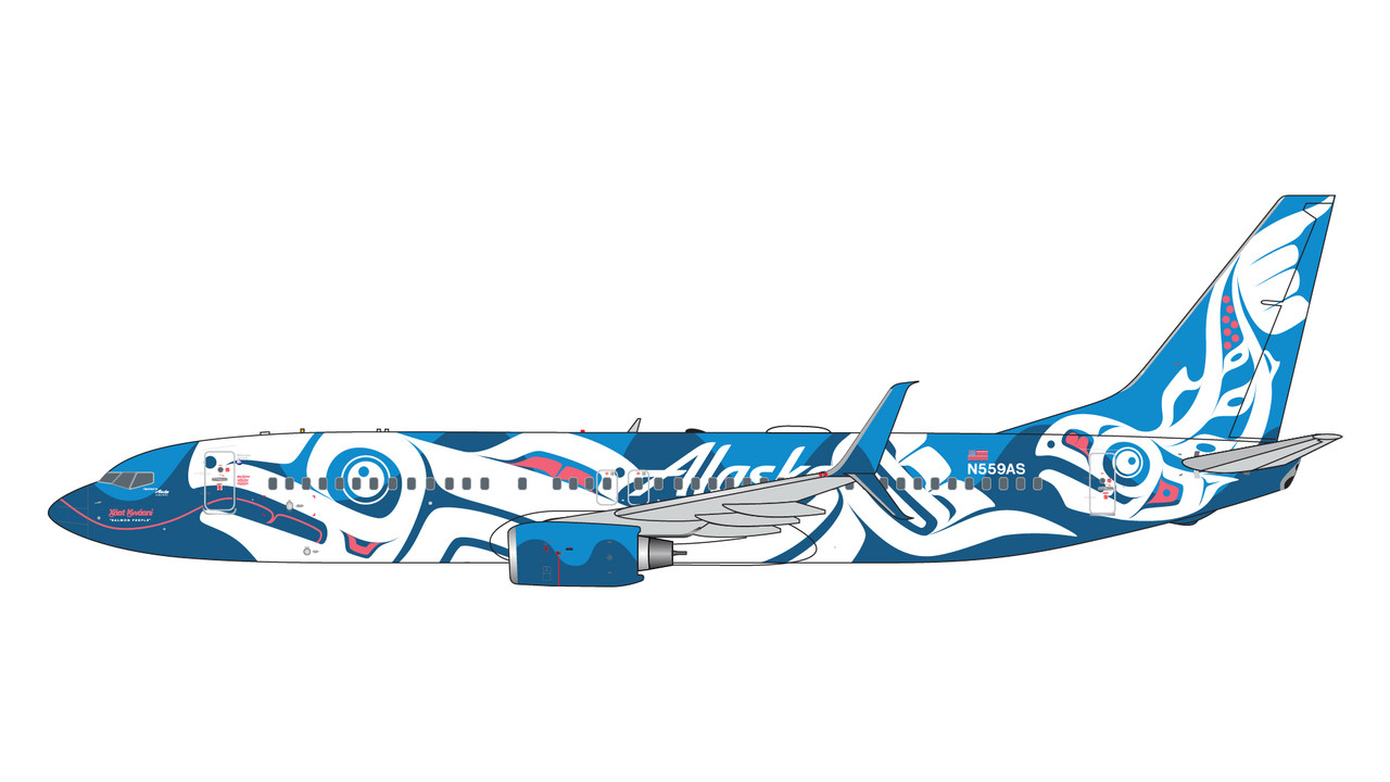 Gemini Jets Alaska Airlines B737-800S N559AS ”Salmon People