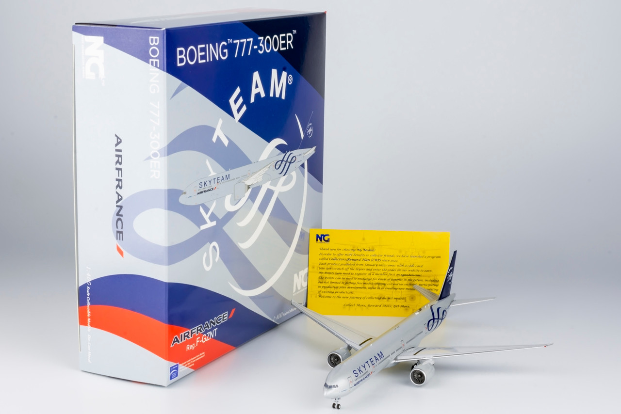 NG Models Air France 777-300ER SkyTeam cs F-GZNT 73019 1:400