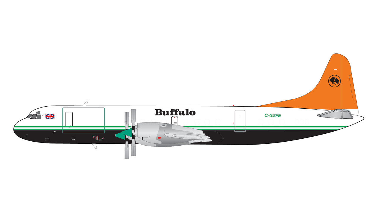 Gemini200 Buffalo Airways L-188C(F) C-GZFE G2BFL1210 1:200