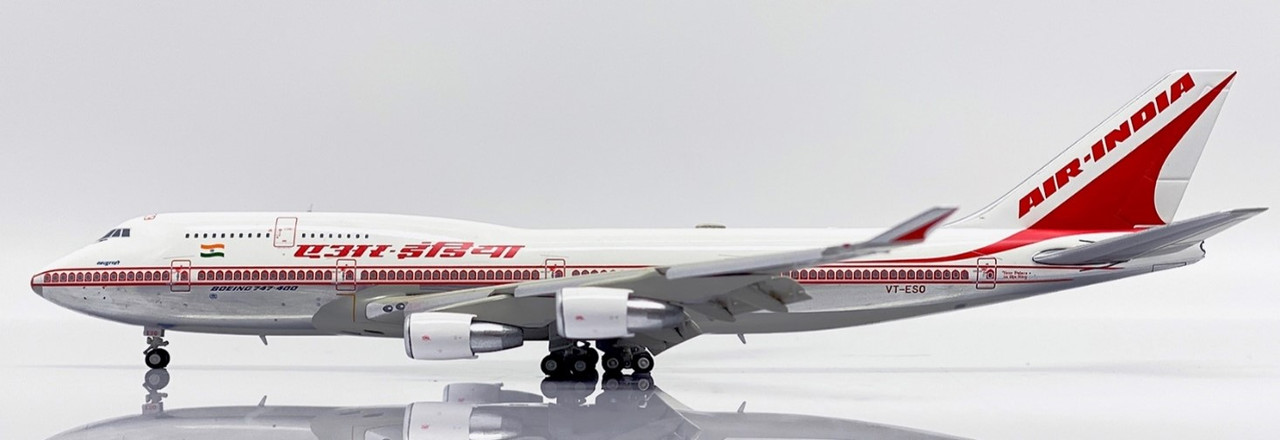 747-400 エアインディア インド航空 Gemini jets 1/400 JC Wings Air India B747-400 VT-ESO (Flaps Down) JC4AIC0033A