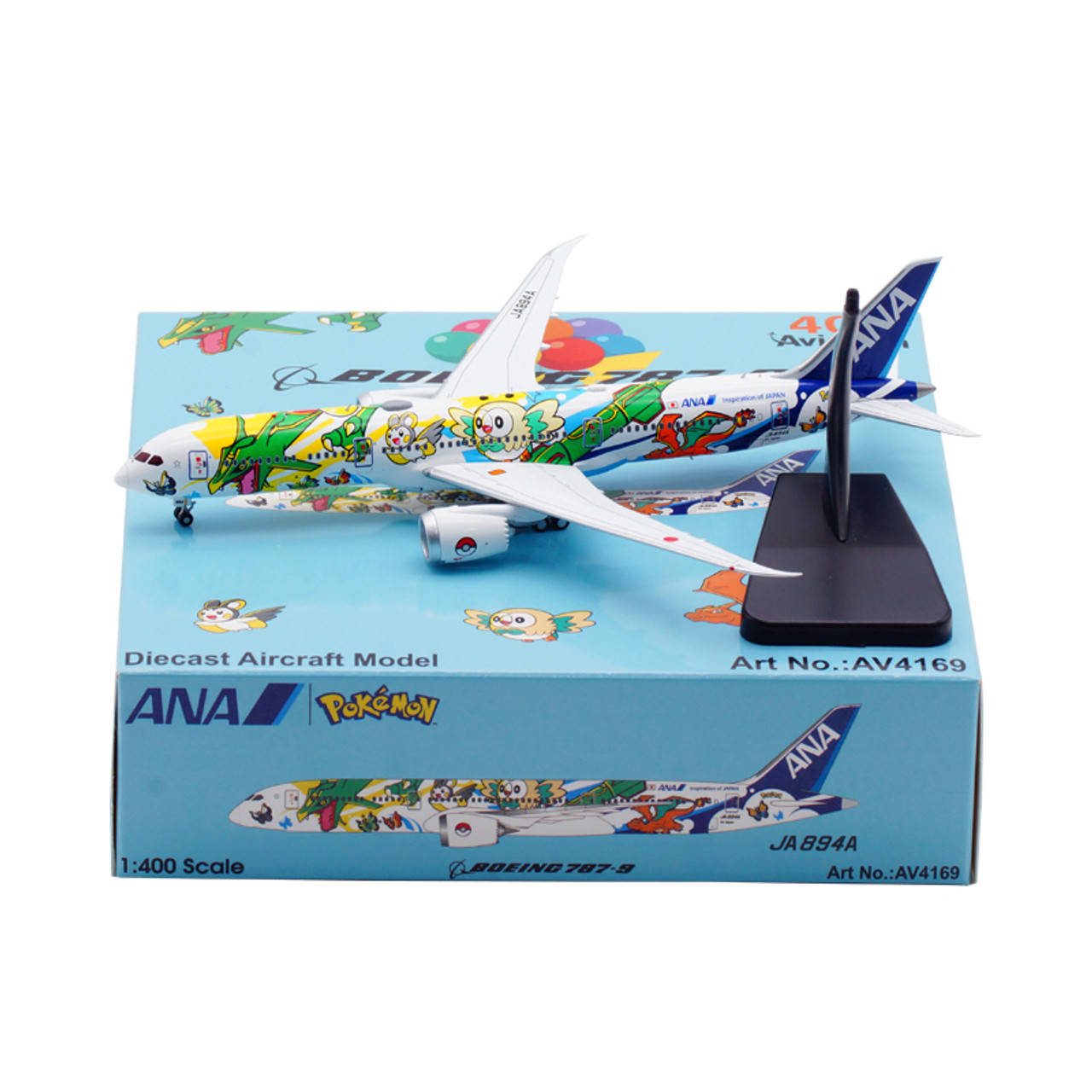 最安挑戦！ 1/400 Aviation400 ANA JA894Aです。 B787-9 航空機 