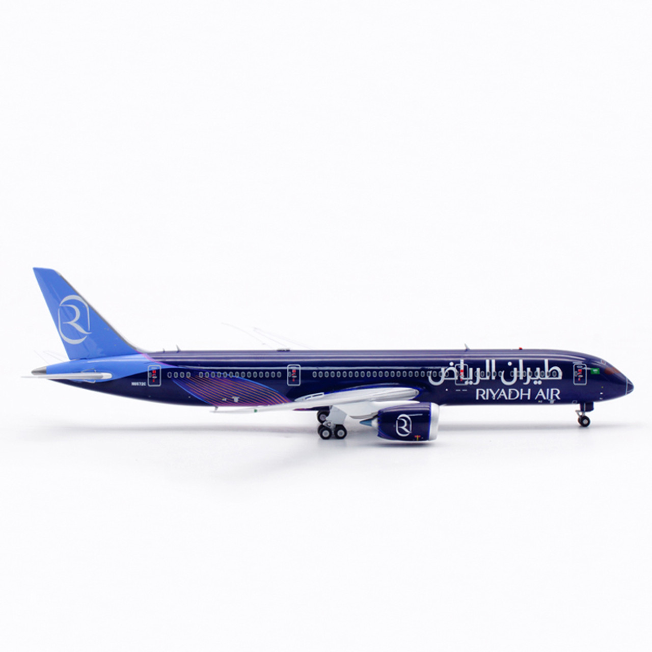 Riyadh Air Boeing 787-9 Dreamliner N8572C rolling detachable magnetic  undercarriage AV4173 1:400