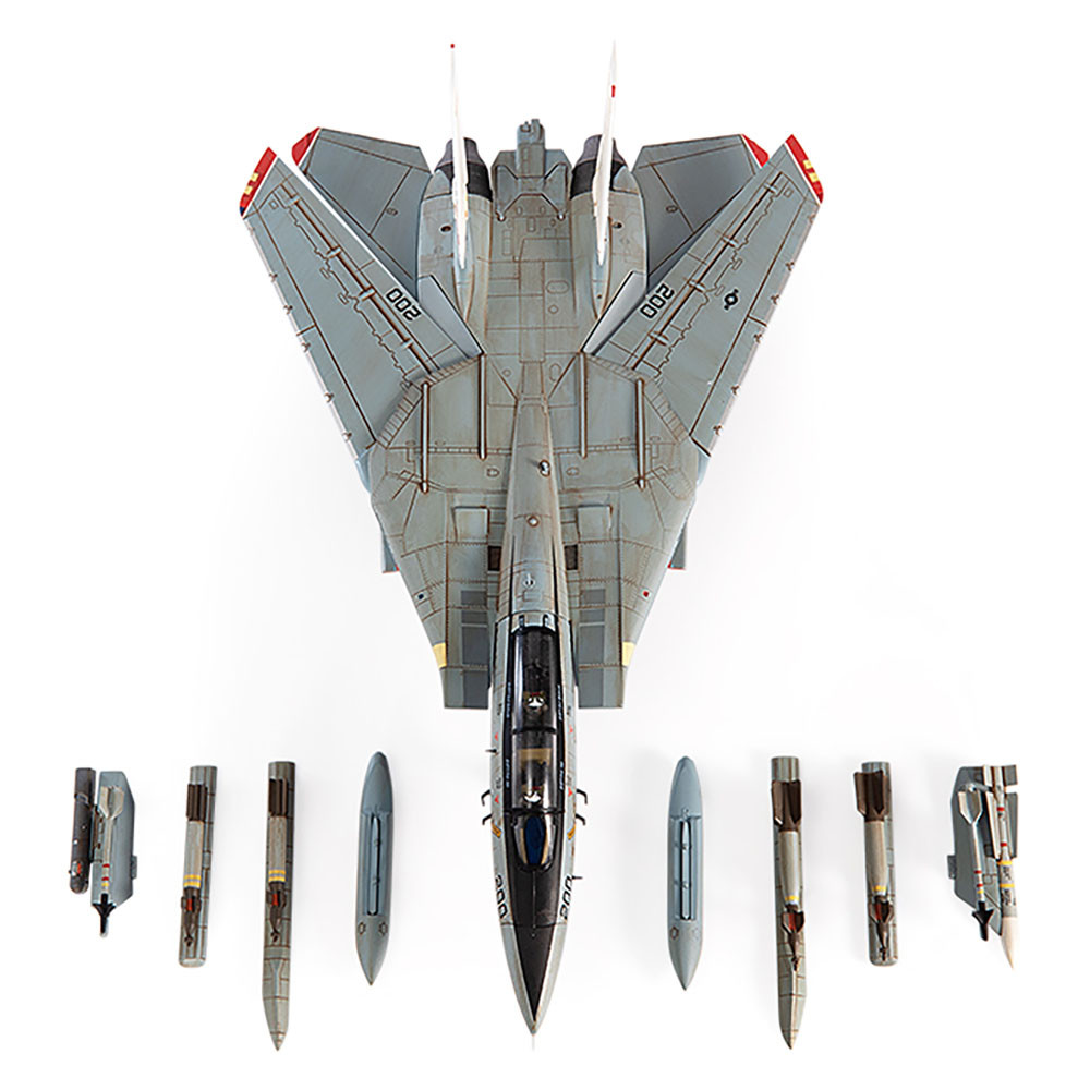 JC Wings F-14A Tomcat U.S. NAVY VF-14 Tophatters, 80th Anniversary