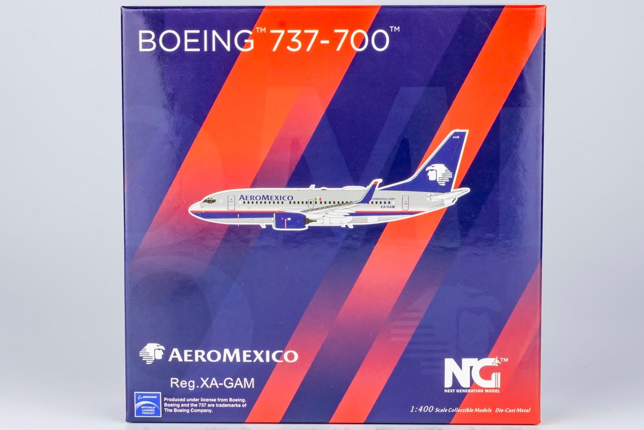 Modellino Aereo NG Models 1:400 AeroMexico B737 MAX9 XA-GQS Con Trattore Omaggio - Foto 5