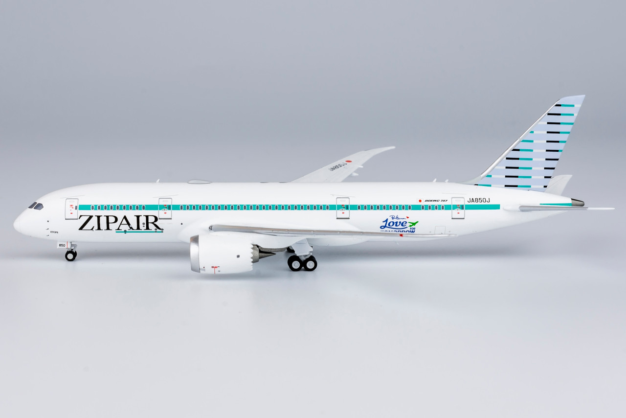 ZIPAIR Tokyo 787-8 Dreamliner revised new colors; with 