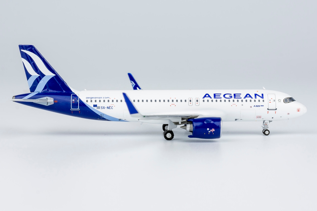 NG Models Aegean Airlines A320neo n/c SX-NEC 15038 1:400