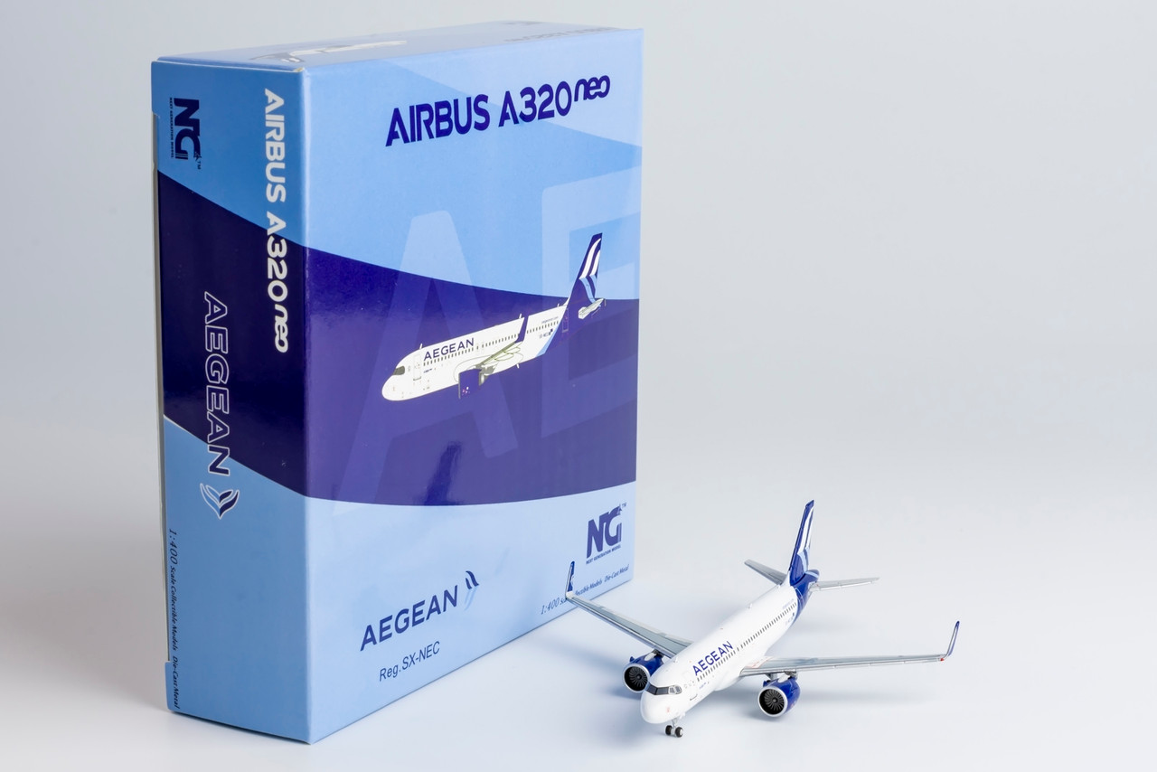 NG Models Aegean Airlines A320neo n/c SX-NEC 15038 1:400