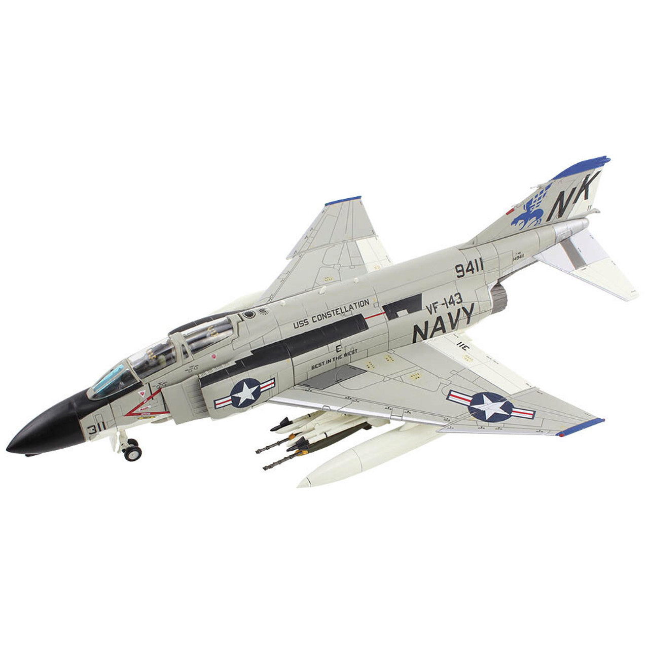 模型・プラモデル ホビーマスター F-4B ファントム VF-143 HA19051