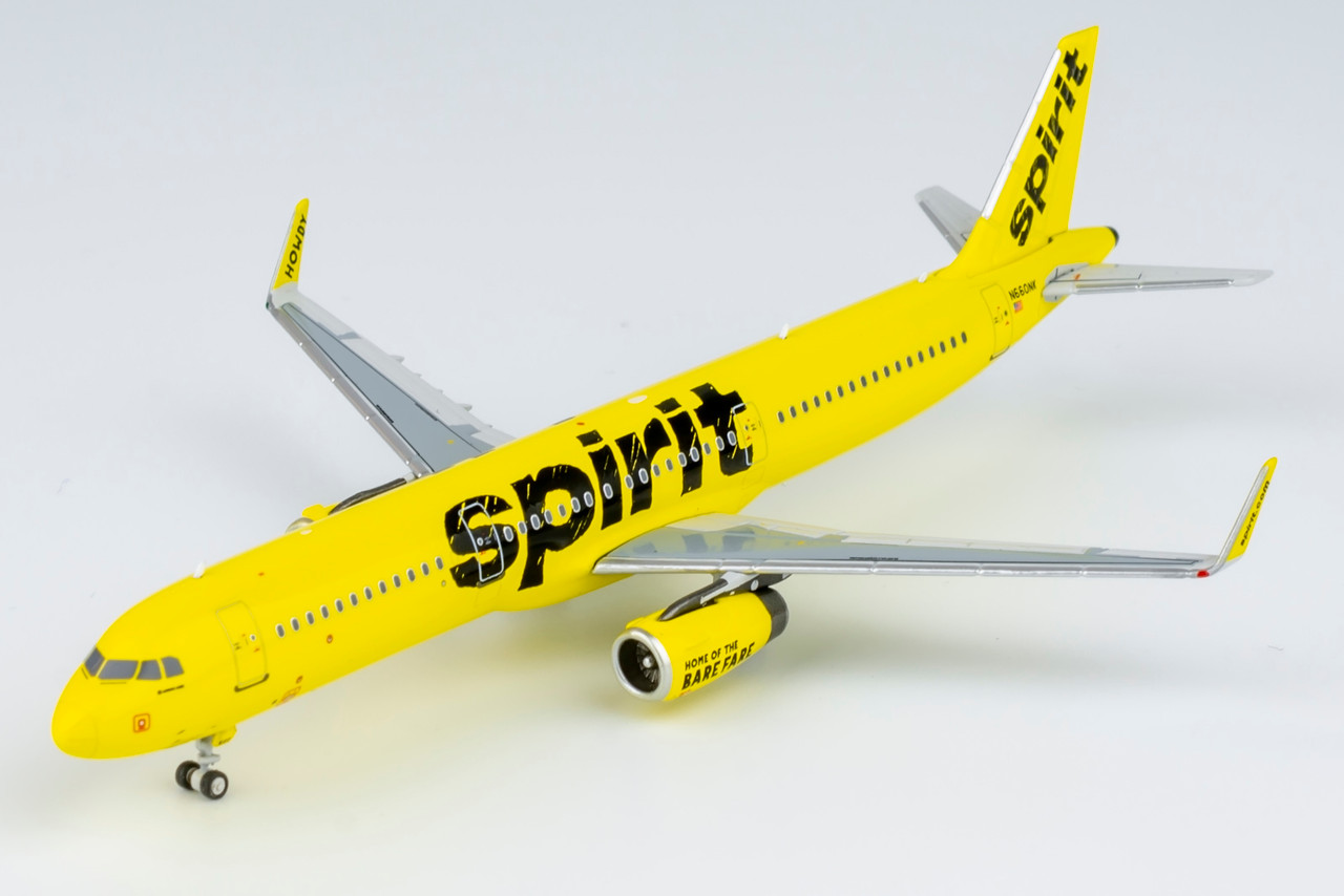 航空機・ヘリコプター Gemini 200 Airbus A321 Spirit NG Models Spirit Airlines A321-200/w N660NK 13100 1:400