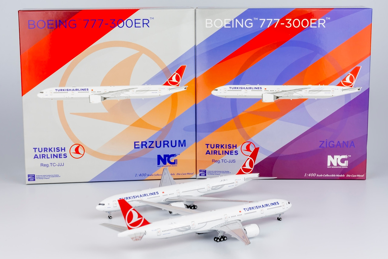 ミニカー　1/400 ターキッシュ エアラインズ BOEING 777-300ER ERZURUM #TC-JJJ [73032] Turkish Airlines Boeing 777-300ER TC-JJJ New Livery 'Erzurum