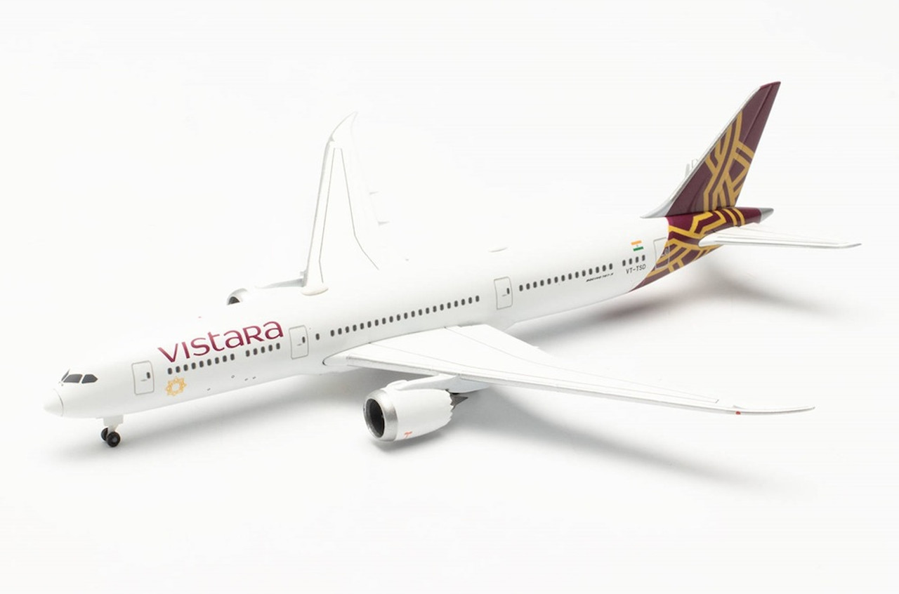 Vistara航空 Boeing 787-9 1/500 Herpa Vistara 787-9 (limited) HE536868 1:500