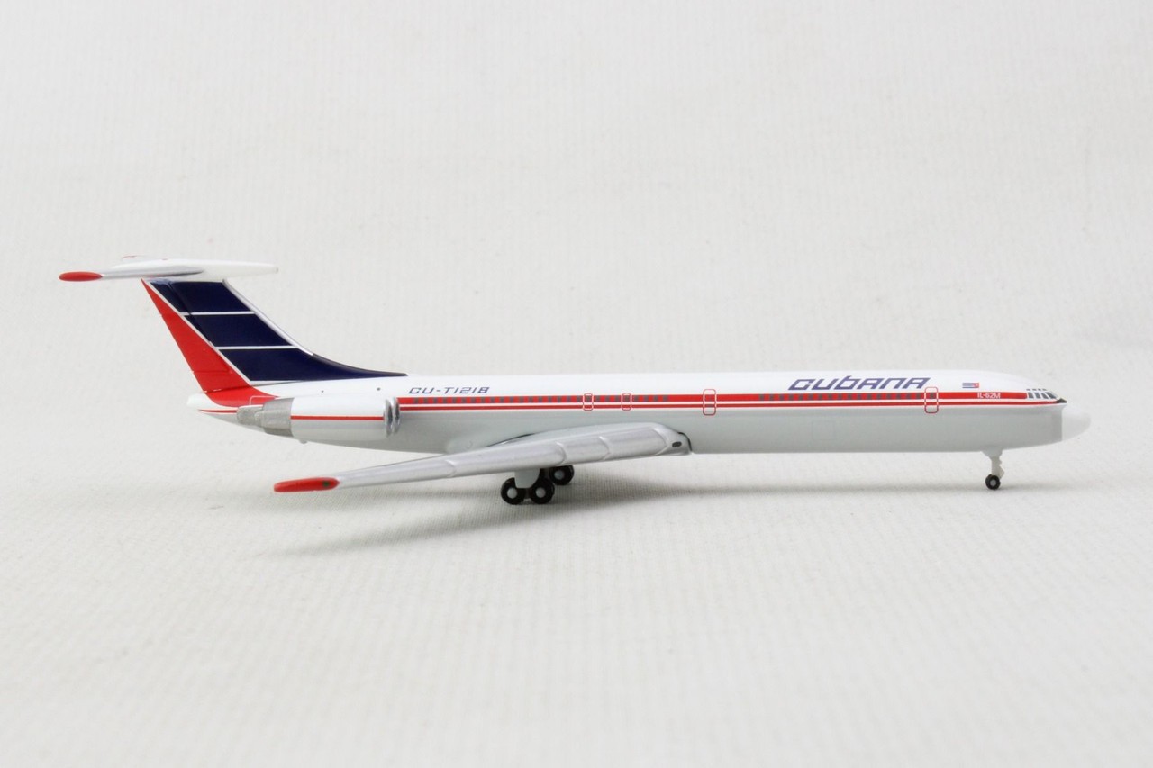 Herpa Cubana Il-62M (limited) HE537315 1:500